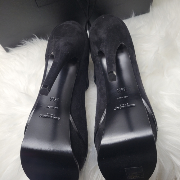 Saint Laurent lace up platform shoe - Picture 7 of 8